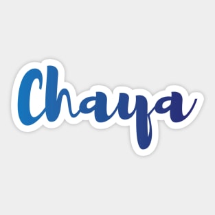 Chaya Sticker